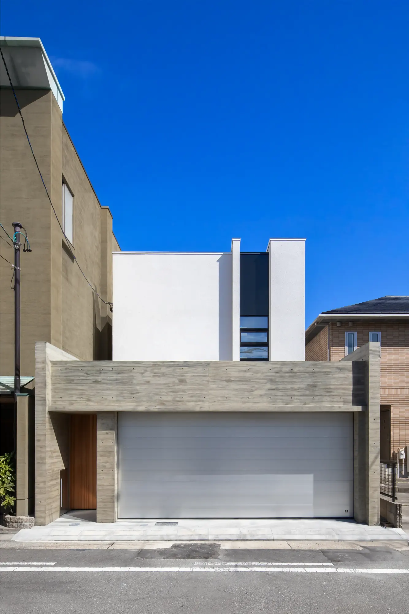 House in Chikusa staircase detail
